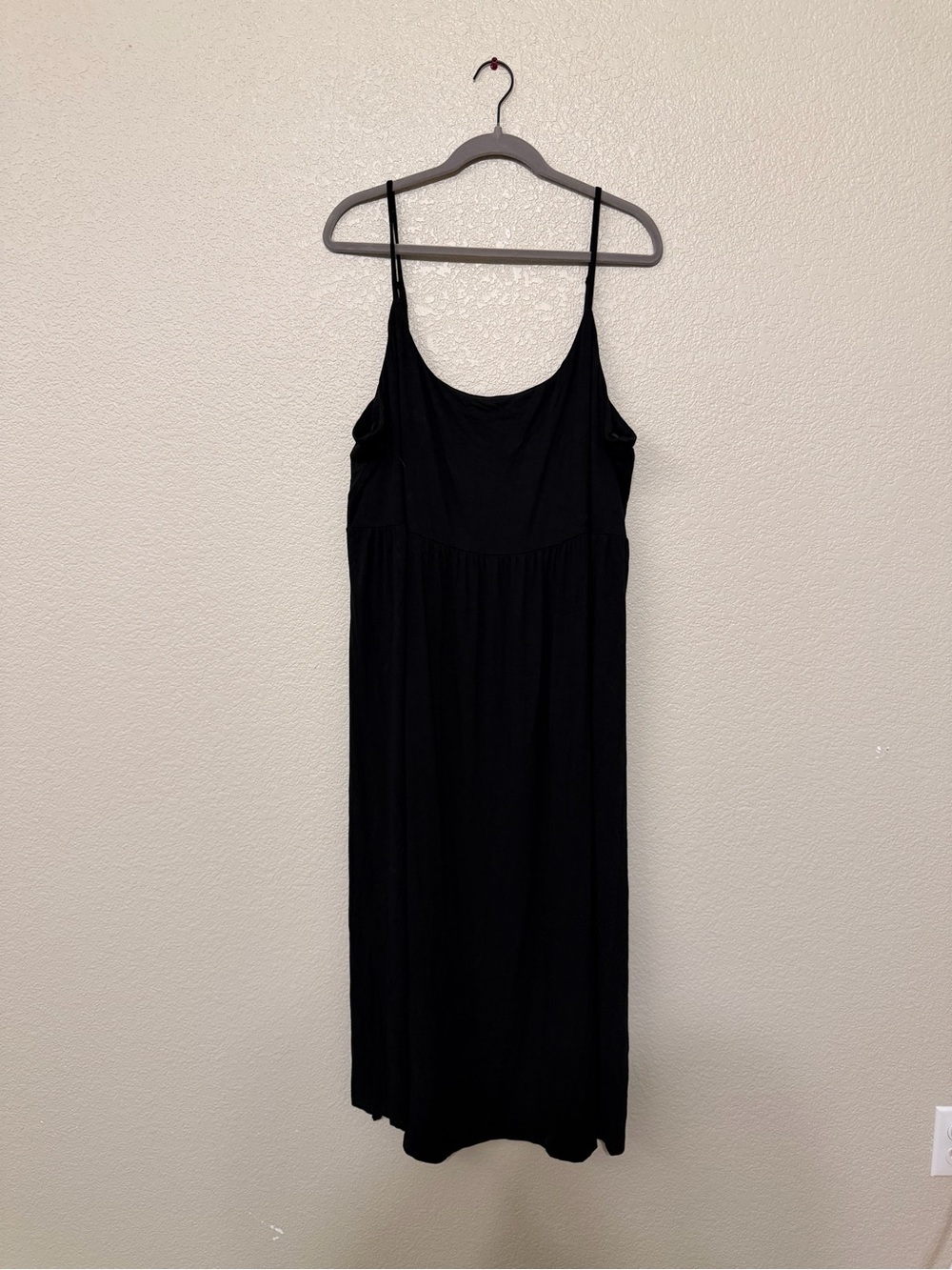 Classic Old Navy Black Slip Dress with Adjustable Spaghetti Straps